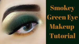 easy smokey green eye makeup tutorial