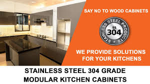 stainless steel modular kitchen