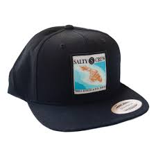 Catalina Salty Crew Cap Black Hats Accessories