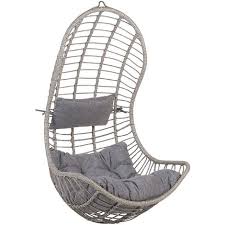 Boho Rattan Hanging Chair Without Stand