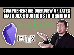 Latex Mathjax Equation In Obsidian