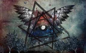 wallpapers com images hd illuminati eye with wings