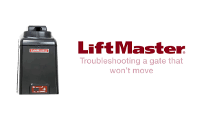 a liftmaster automatic gate opener
