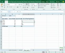 Making Dynamic Chart Of Accounts Journal Ledgers In Excel