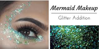 mermaid glitter makeup tutorials and ideas