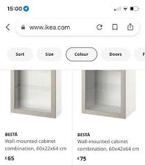 Ikea Besta Wall Mounted Cabinet For