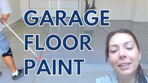 how to paint a concrete garage floor