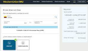 cómo enviar dinero a colombia
