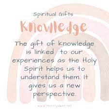 spiritual gifts knowledge thirsty deer