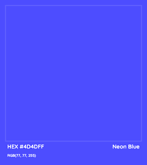 Neon Blue Color Code Hex Rgb Cmyk
