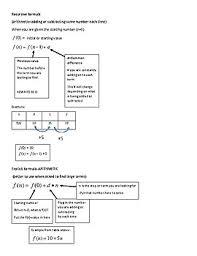 Algebra Formula Sheet Worksheets Teaching Resources Tpt