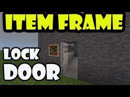 item frame lock door easiest way to