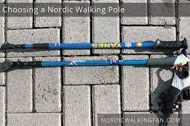 choosing a nordic walking pole