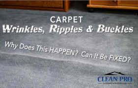 carpet wrinkles ripples buckles