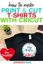 print then cut cricut transfer t shirts