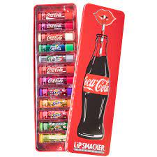 12 piece coca cola lip balm vault lip