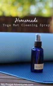 homemade yoga mat cleaning spray how