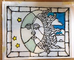 Faux Stained Glass With Crystal Paint
