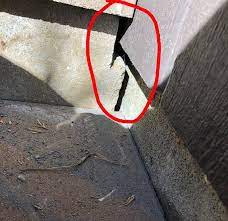 Fill Large Gaps Between Concrete Steps