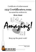 Printable Music Certificates Free Music Certificates Templates
