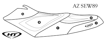 Seat Cover For Sea Doo Rxp 04 08