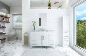 The floating style gives it interesting weightlessness, given the material; The 30 Best Modern Bathroom Vanities Of 2020 Trade Winds Imports