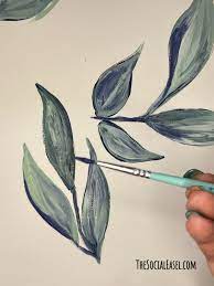 How To Paint Leaves