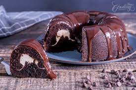 Chocolate Cream Cheese Bundt Cake Cream Cheese Bundt Cake Cake  gambar png