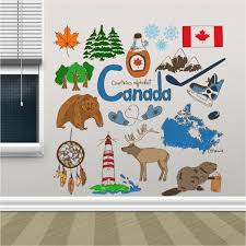 5 00 Canada Ilration Wall Sticker