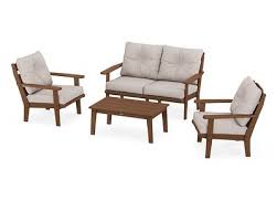 Roth By Polywood Oakport 4 Piece Patio