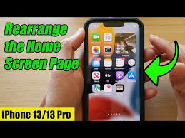 iphone 13 13 pro how to rearrange the