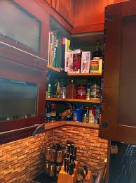 kitchen upper corner cabinet ikea hackers