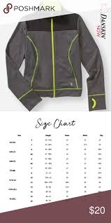 Danskin Now Gray Zip Activewear Jacket Size S Details