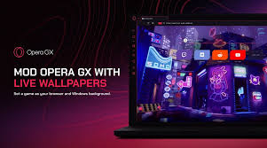 how to use opera gx s live wallpapers