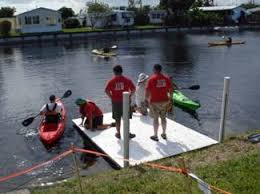 accudock 8 x 8 floating kayak dock