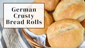 how to make crusty german bread rolls