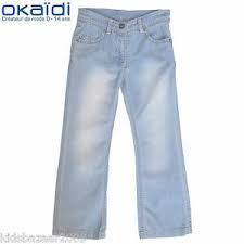 Details About Okaidi Girls Boot Cut Denim Jeans Size 2 3 5 6 7 8