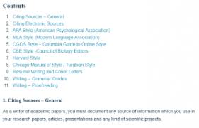 Professional authors should check the author submission guidelines for the. Research Writing And Style Guides A Research Guide For Students