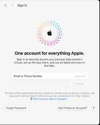 sign in or out of your apple id on mac
