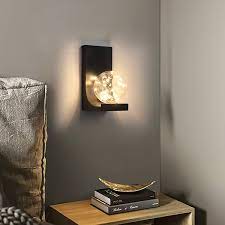 Black Led Flush Mount Wall Sconce