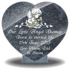 personalised baby memorial plaques