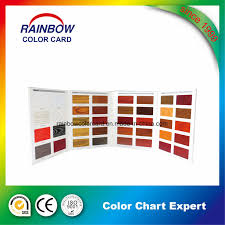 Hot Item Wood Paint Furniture Lacquer Color Card