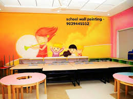Playschool Wall Painting Nursery School