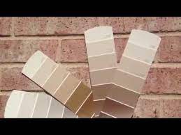 Find photos of pink bricks. Exterior Paint Sample Colors Pink Brick Youtube