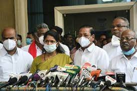 Barely a few months old the alliance between dmk and congress party already seems to be facing troubled waters. Oad3m6l U0rxjm