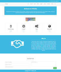 Html & bootstrap website templates. Business Service Landing Page In Bootstrap W3hubs Com