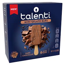 dark chocolate mini gelato bar talenti