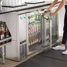 Glass Door Back Bar Refrigerator