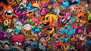 urban art wallpaper colorful vibrance
