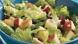 apple salad on lettuce